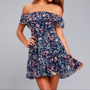 Lulus Off the Shoulder Dress